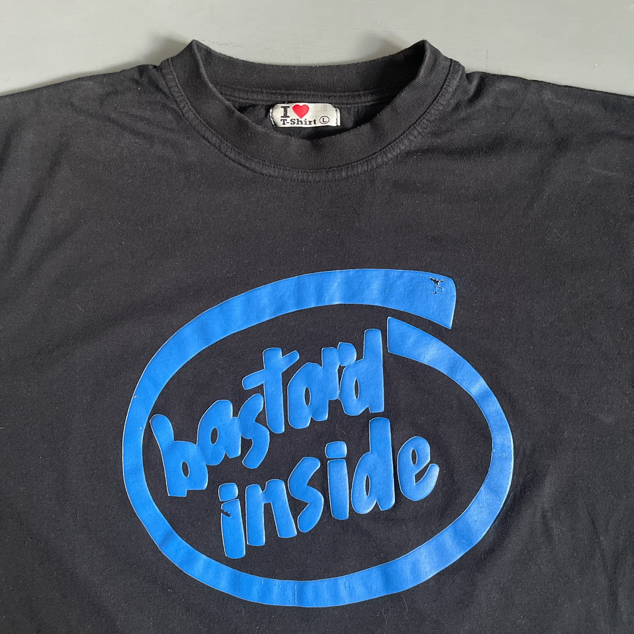 2000s Bastard inside intel parody T-Shirt (M)