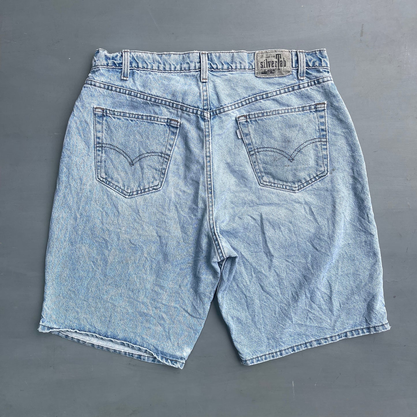 1990s Levi’s SilverTab loose denim shorts (38 waist)