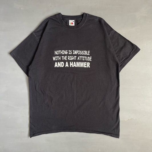 2000s nothing is impossible comedy T-Shirt (L)