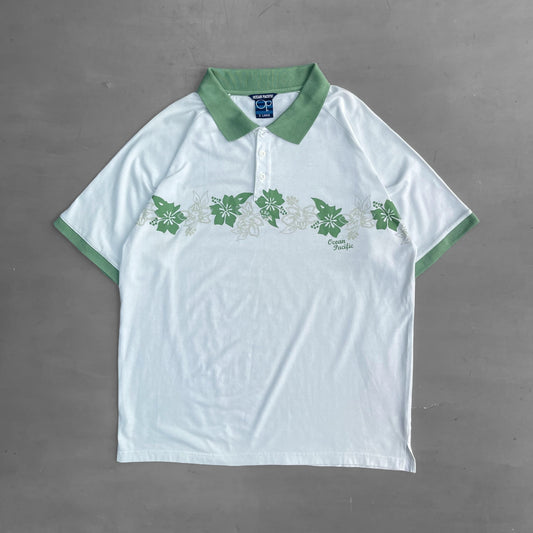 1990s Ocean pacific polo shirt (L)