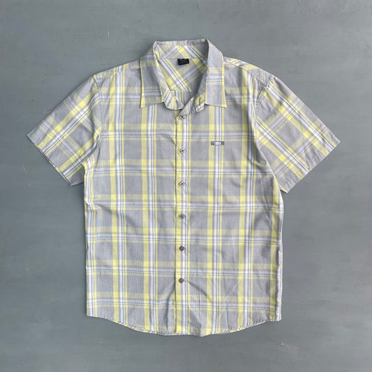 2000s Oakley checked shirt sleeve shirt (L)