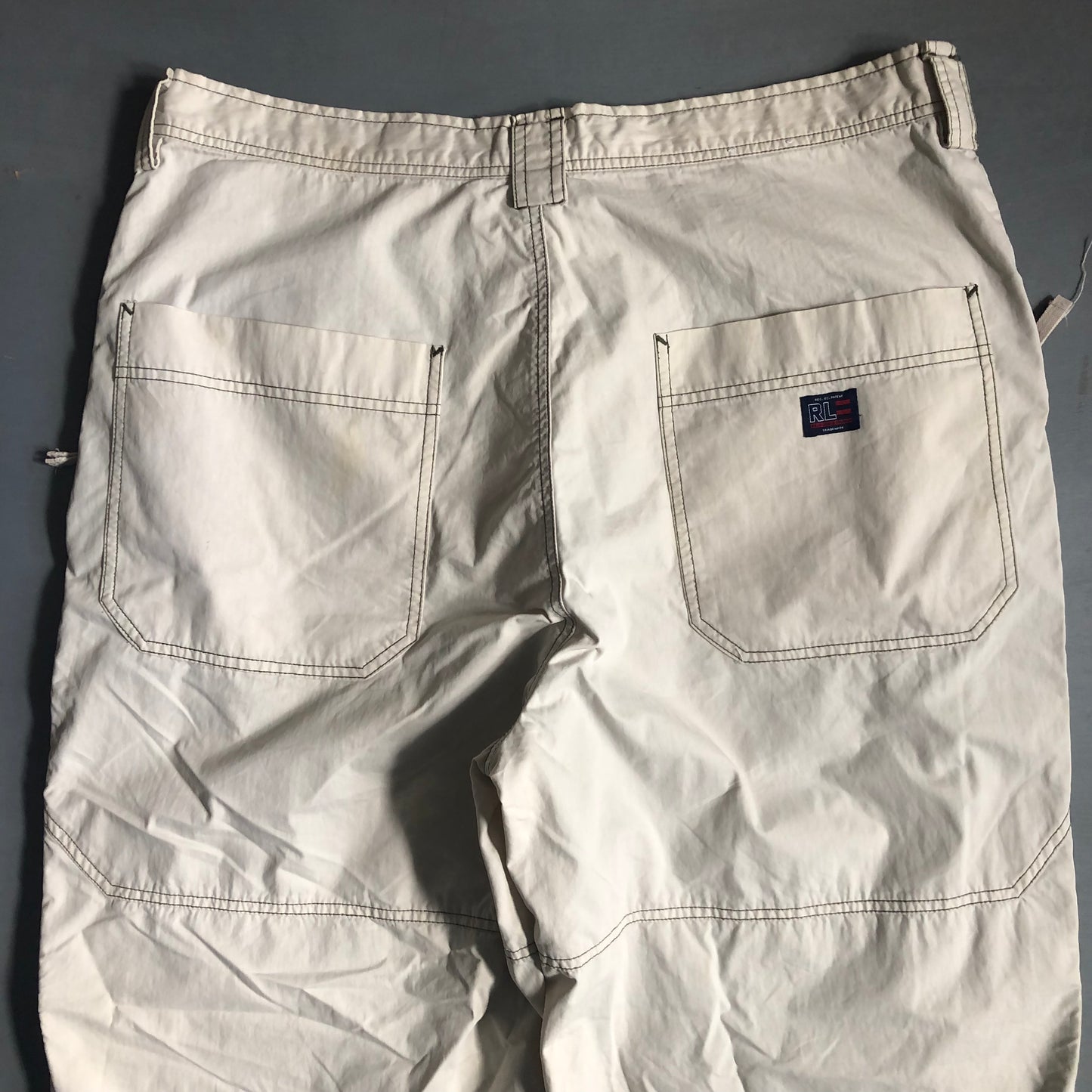 1990s Polo Ralph Lauren baggy cargo trousers (38 waist)