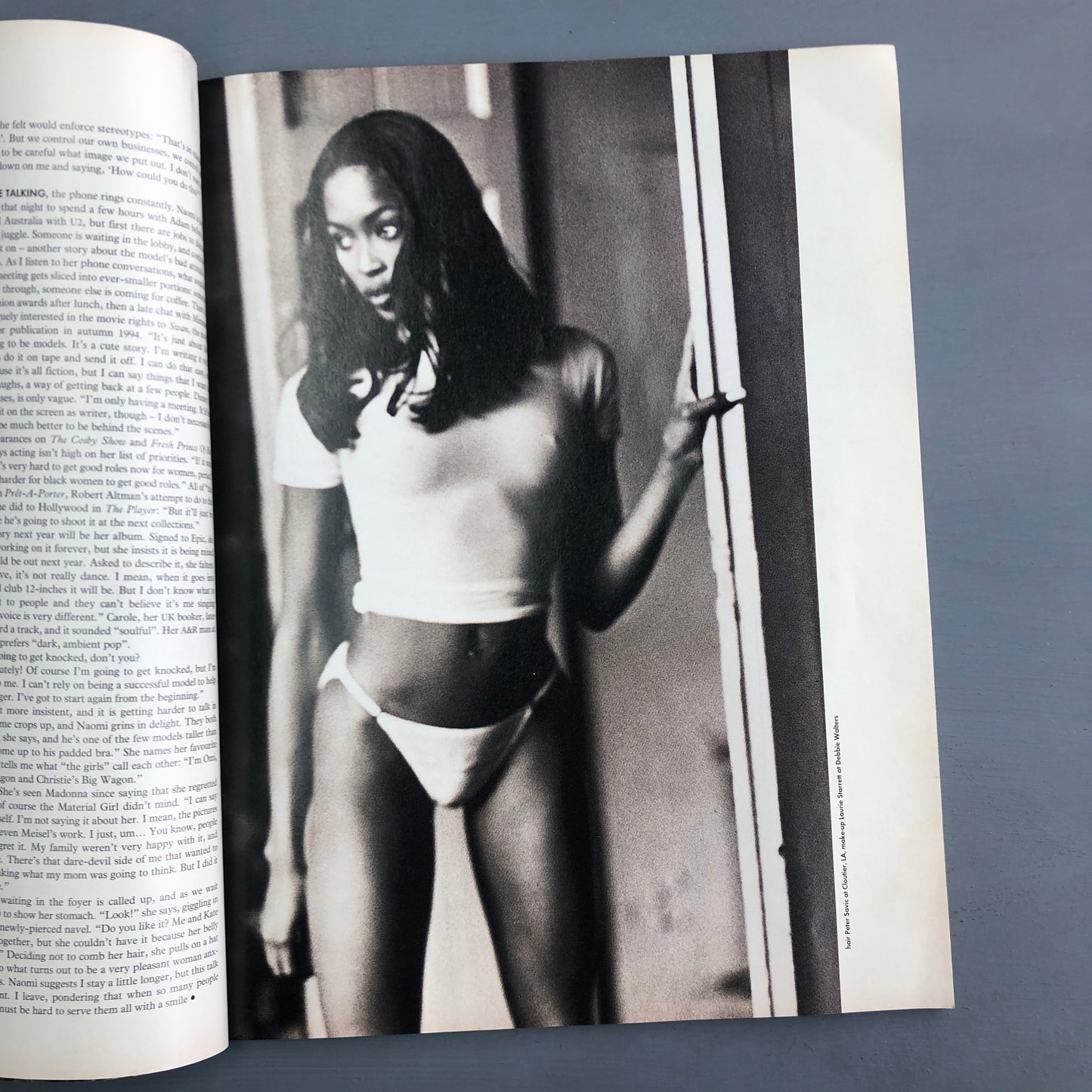 1994 THE FACE Naomi Campbell edition