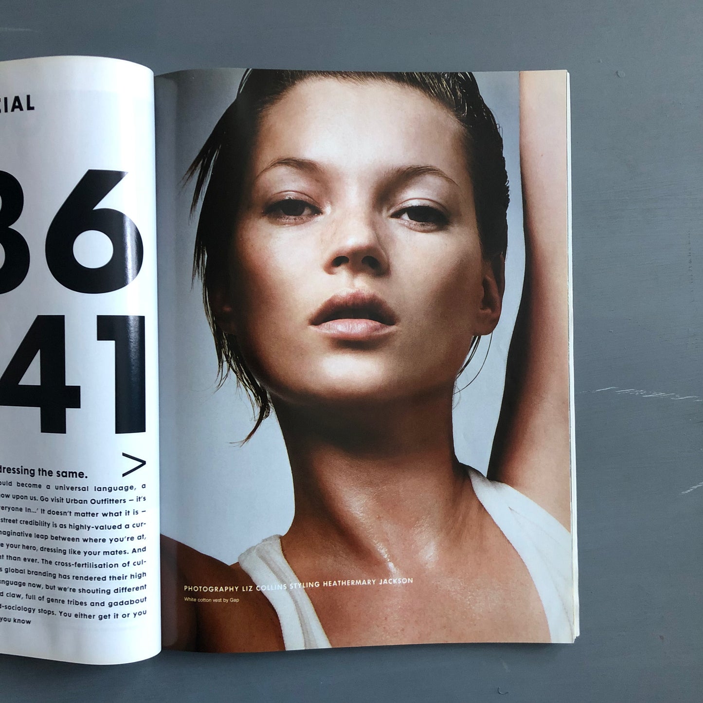 2002 The Face Kate Moss cover