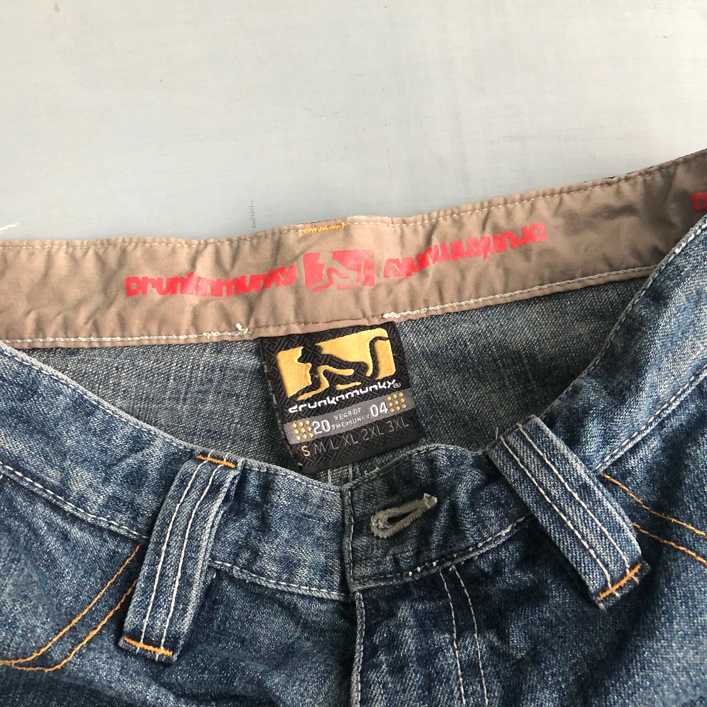 Early 2000s Drunkmunkey utility jeans (30 waist)