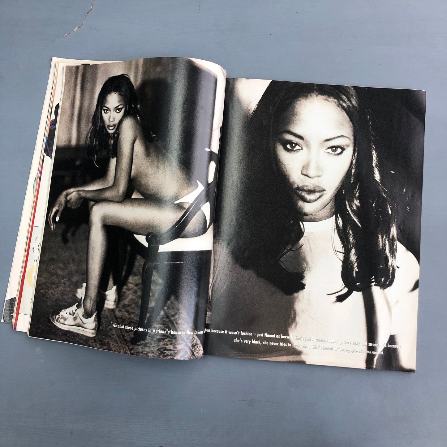 1994 THE FACE Naomi Campbell edition