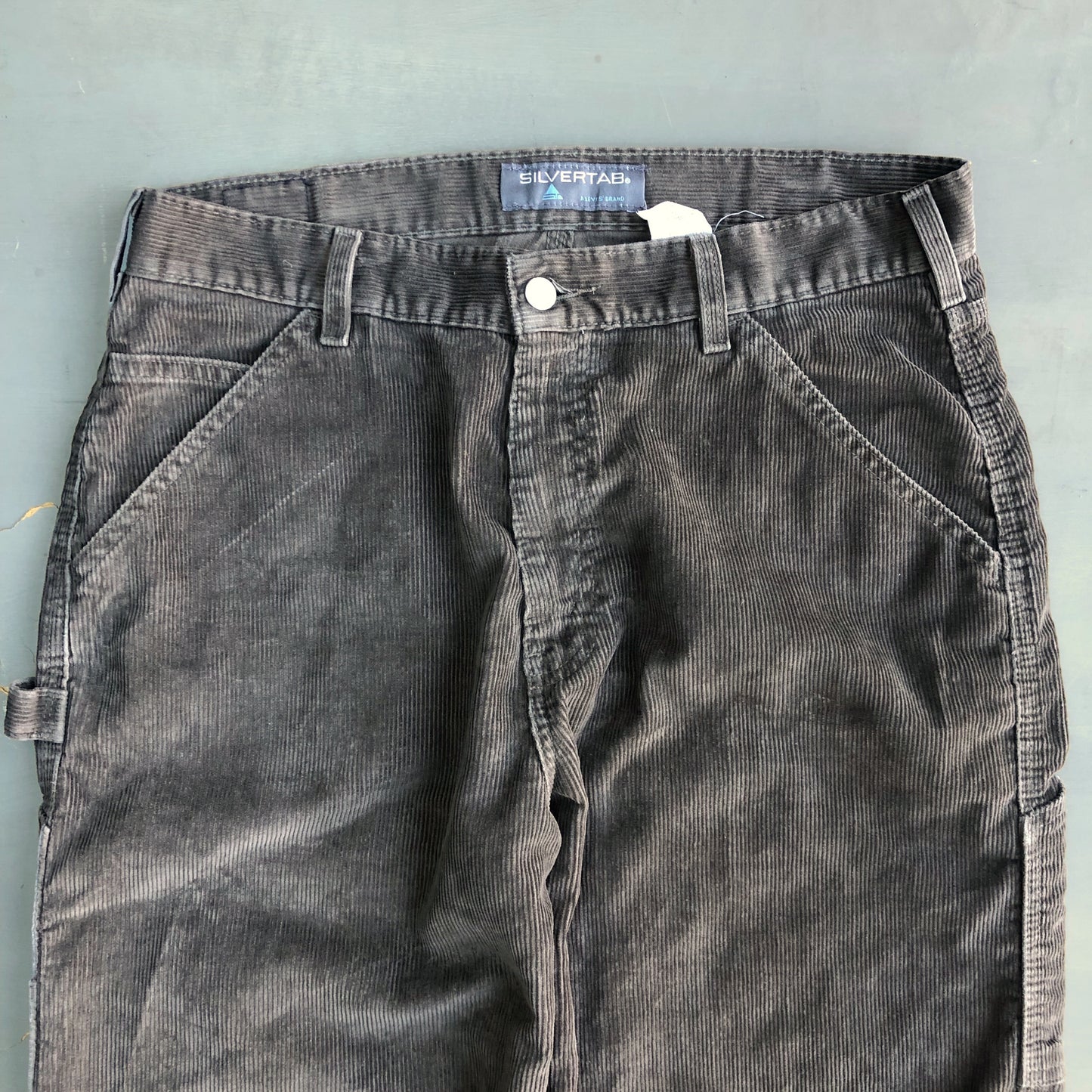 2000s Levis baggy SilverTab corduroy carpenter trousers (34 waist)