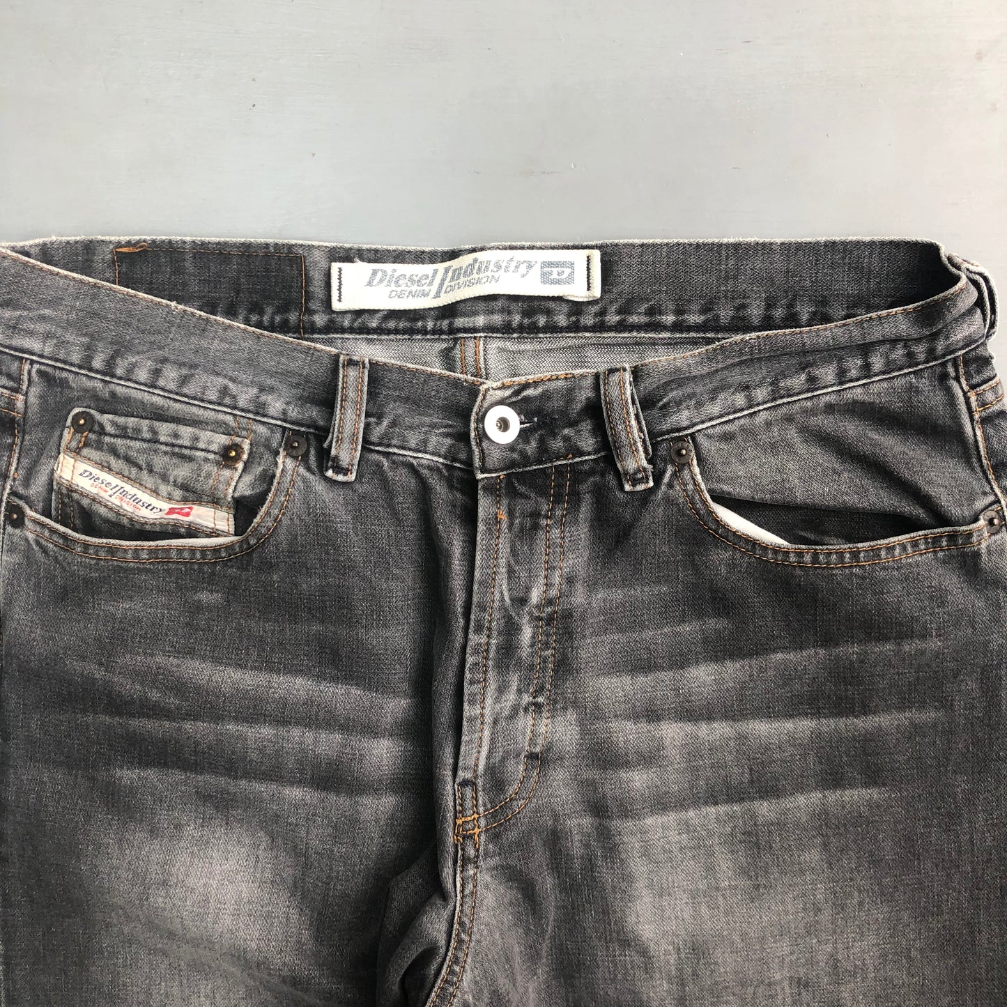 90s black washed Diesel jeans (34 waist)