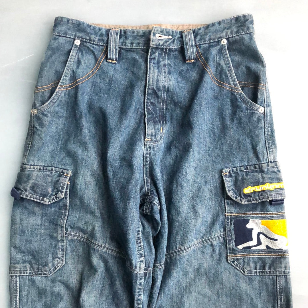 Early 2000s Drunkmunkey utility jeans (30 waist)