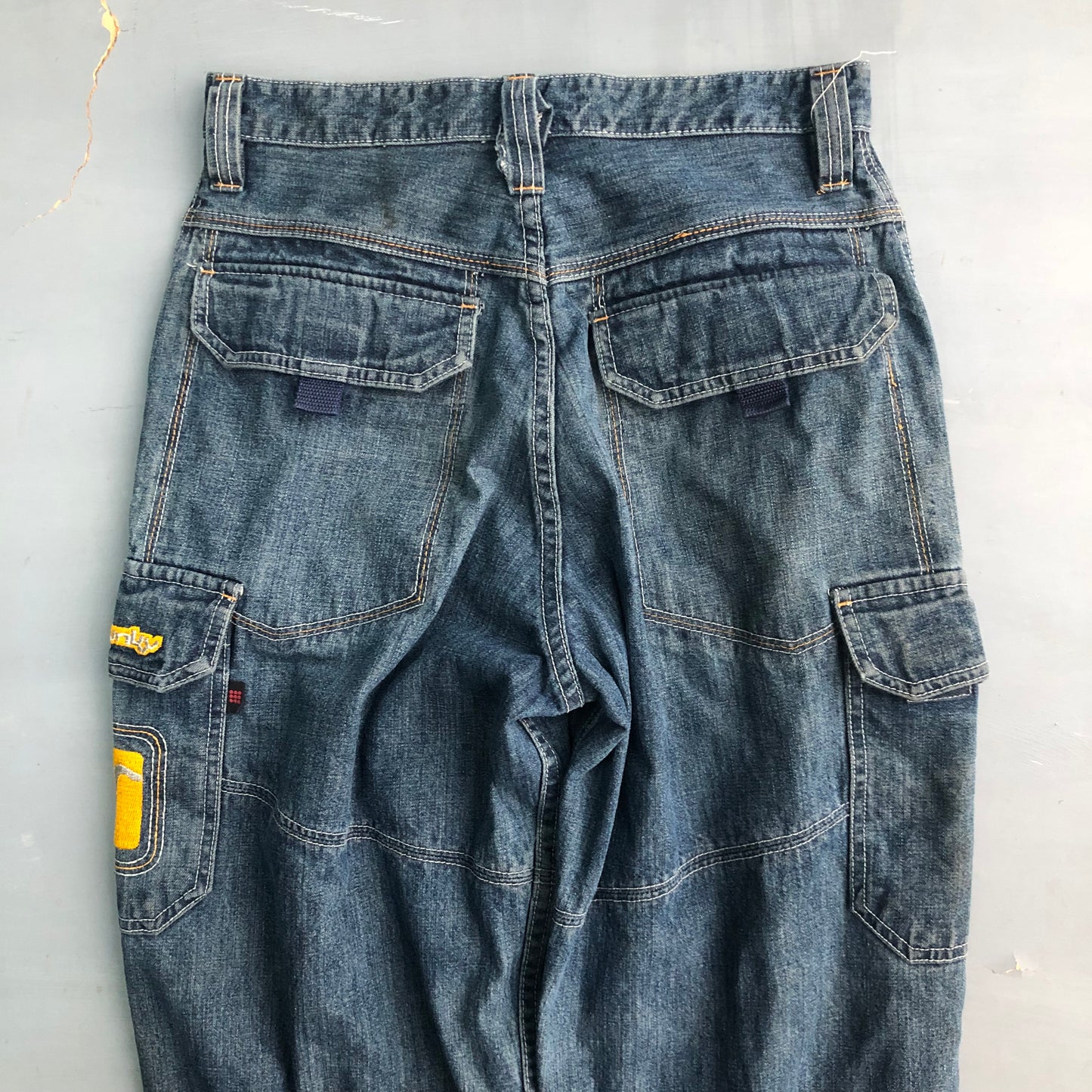 Early 2000s Drunkmunkey utility jeans (30 waist)