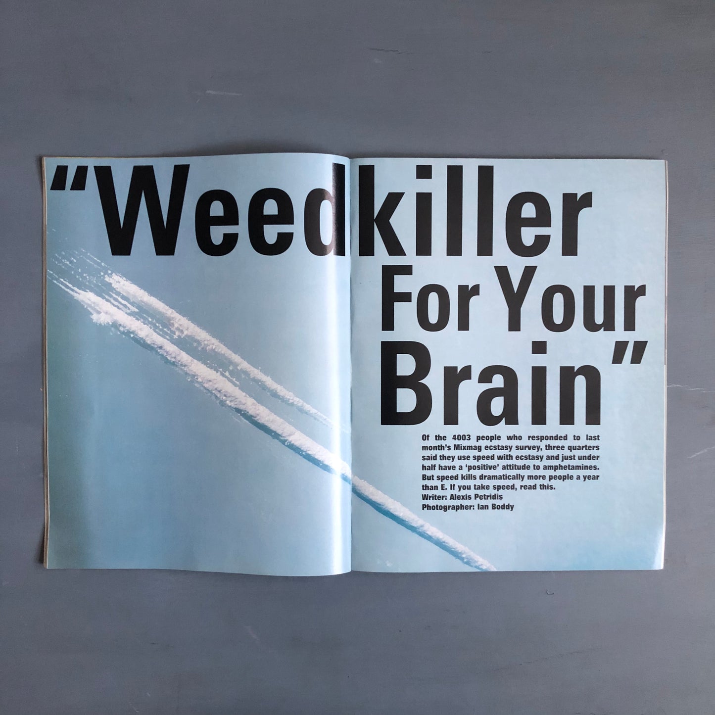 1996 Mixmag magazine why does speed kill more people than ecstasy ?