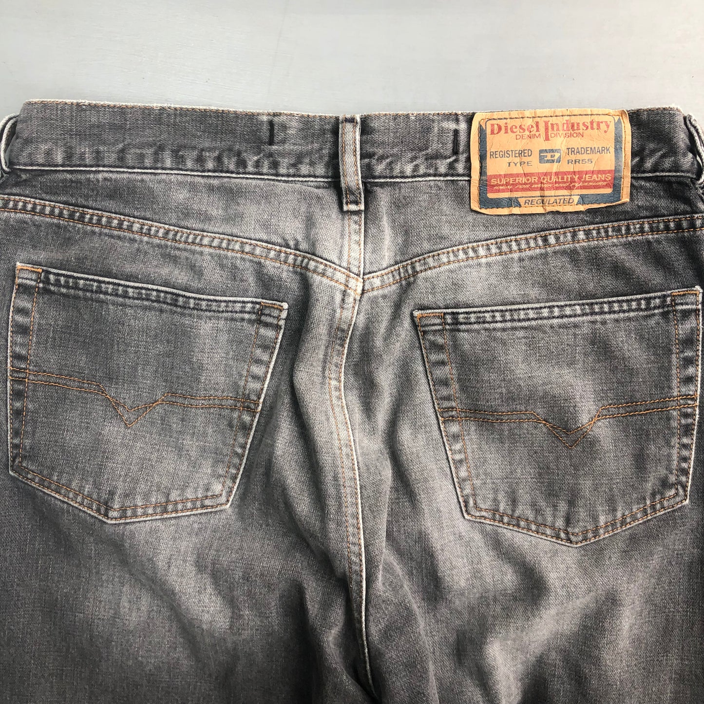 90s black washed Diesel jeans (34 waist)