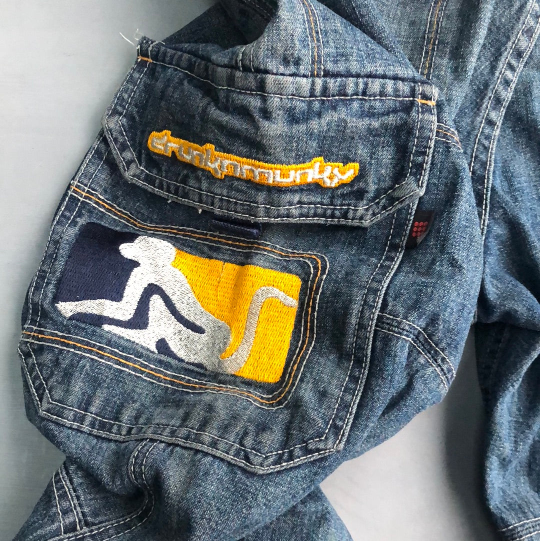 Early 2000s Drunkmunkey utility jeans (30 waist)