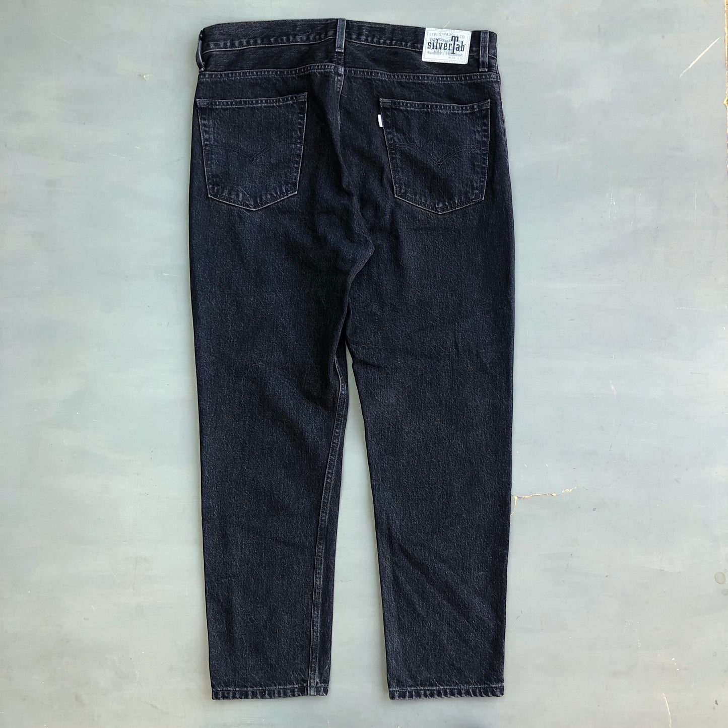 90s black Levis SilverTab straight & narrow (34 waist)