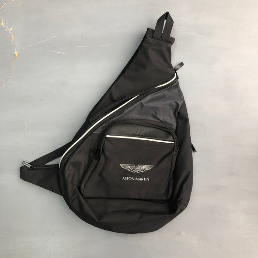 Early 2000s Aston Martin 007 movie promo sling bag